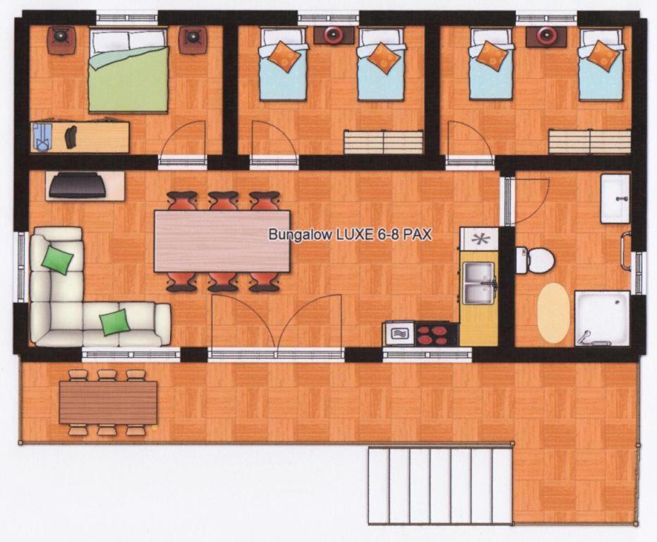 La Guingueta D'Aneu Bungalows Nou Camping חדר תמונה
